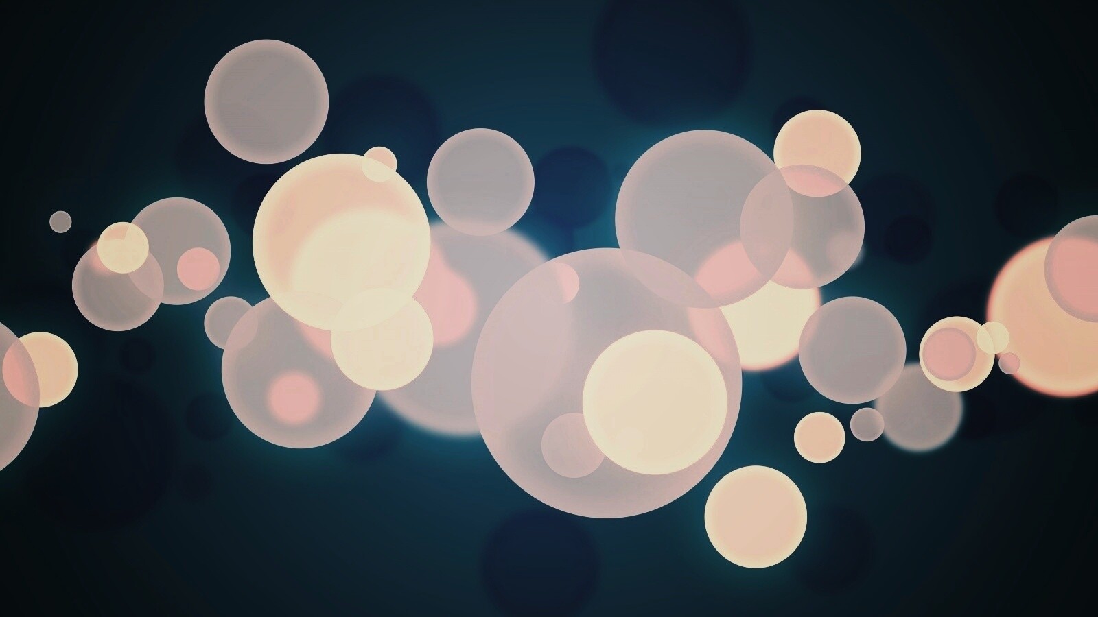 Голубые круги обои