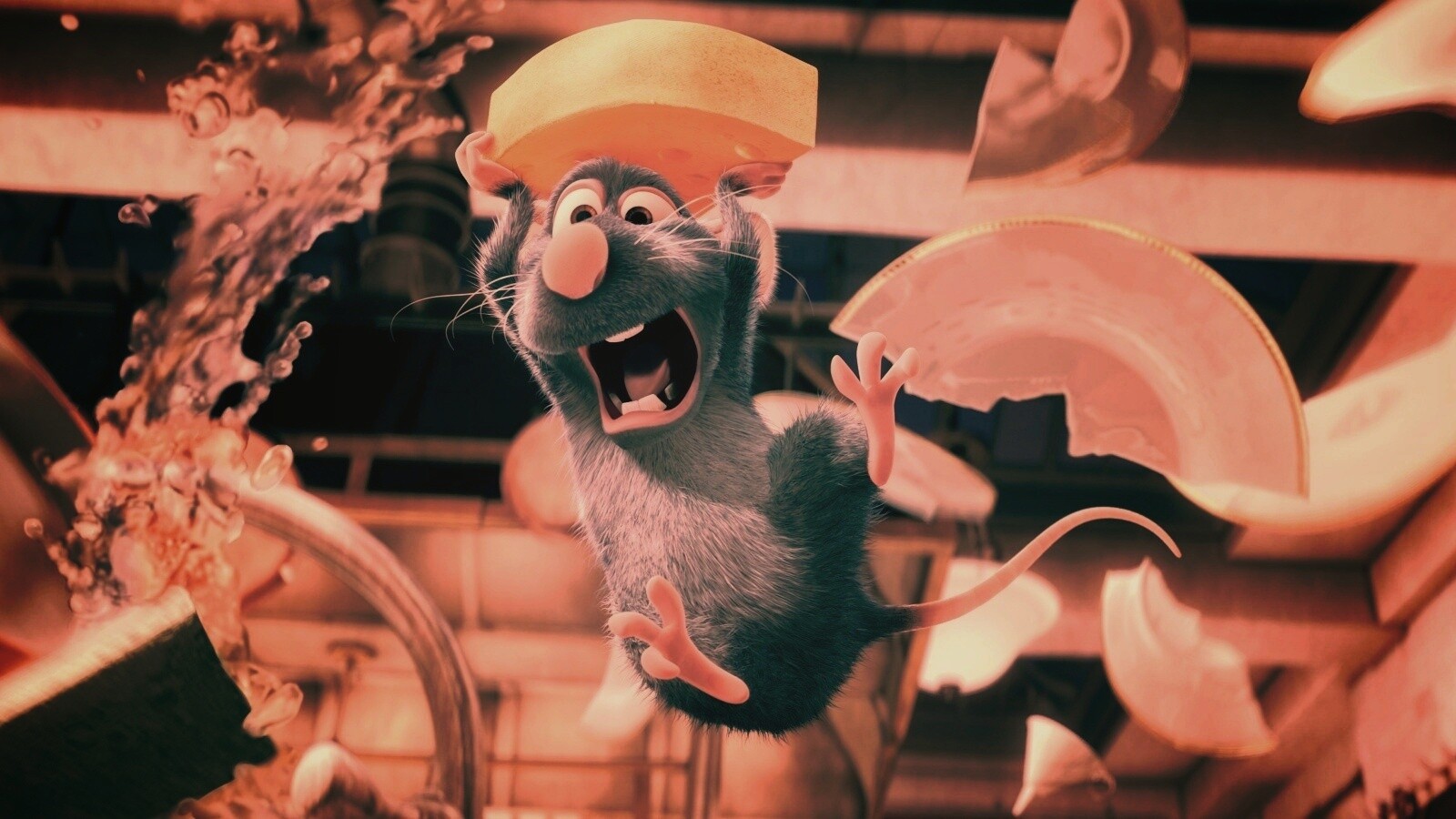 Крыса с сыром из Рататуя обои