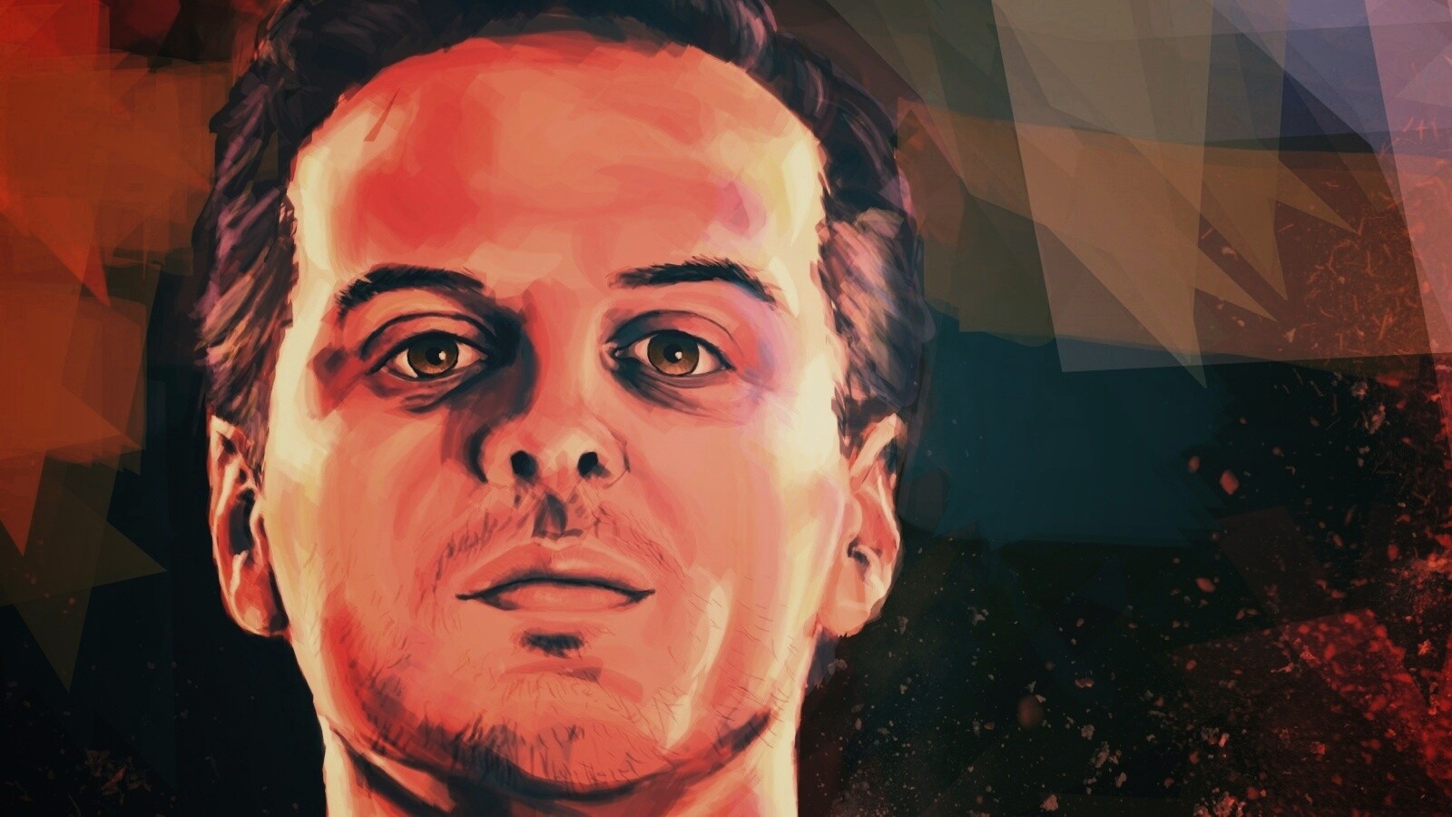 Портрет Джима Мориарти обои