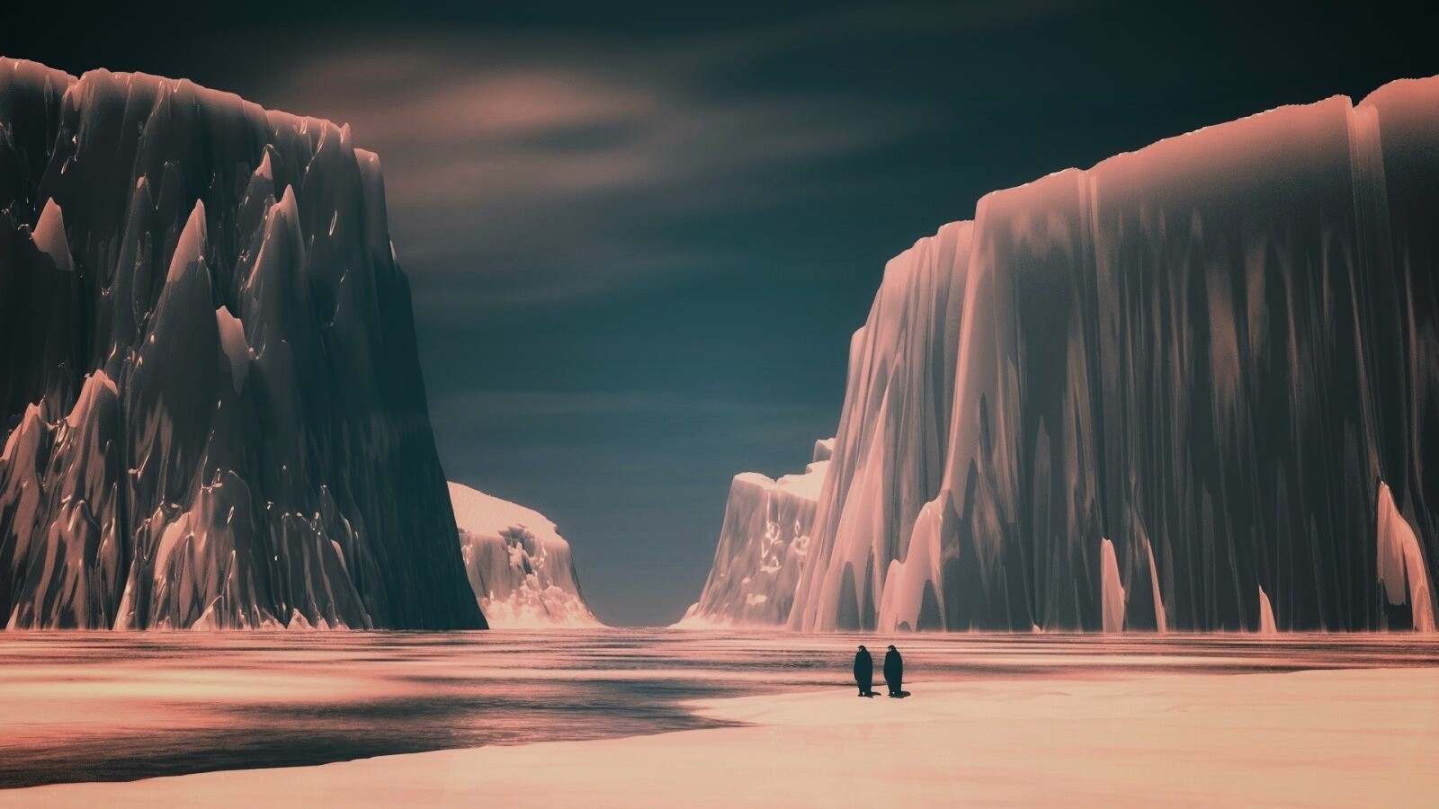 Ледяные горы обои