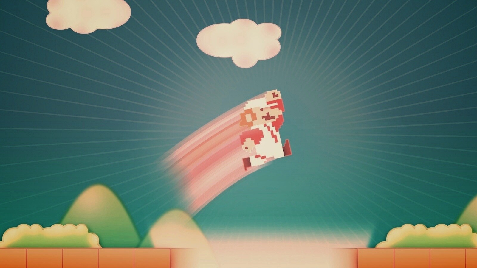 Прыжок Марио обои