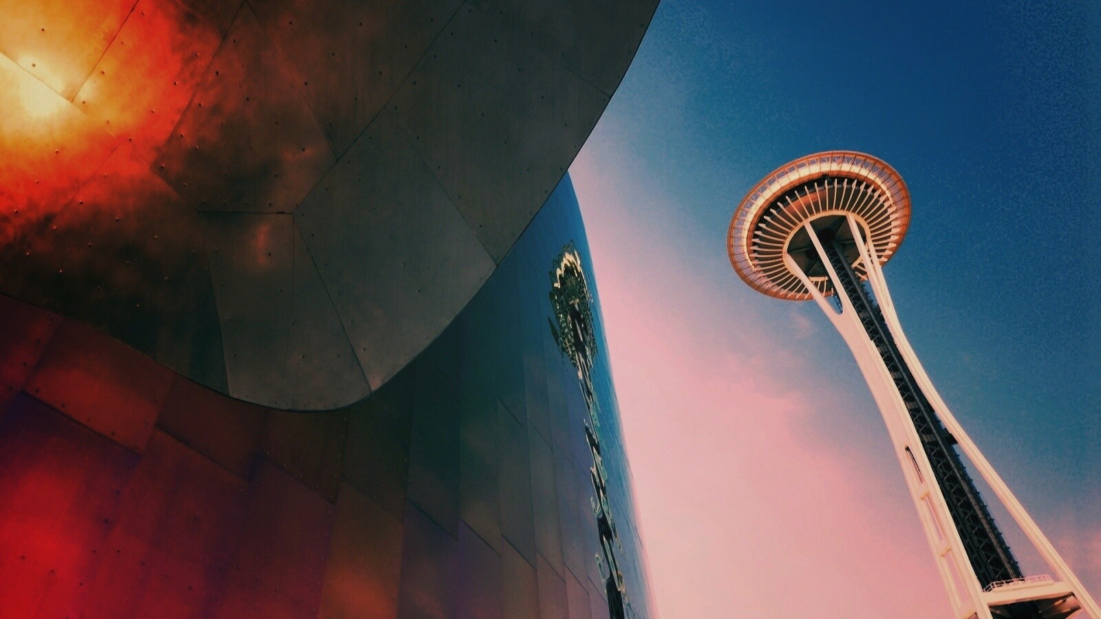 Space Needle Tower обои