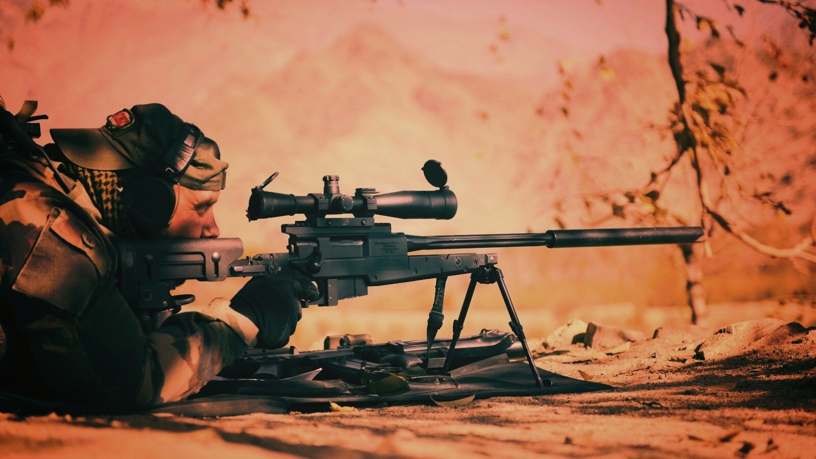 Стрелок в засаде обои