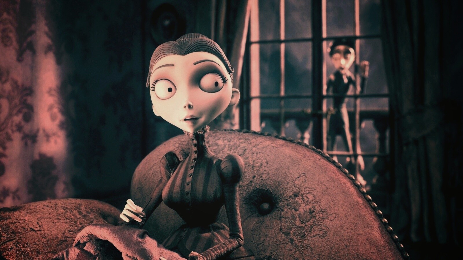 Мертвая невеста вышивает обои