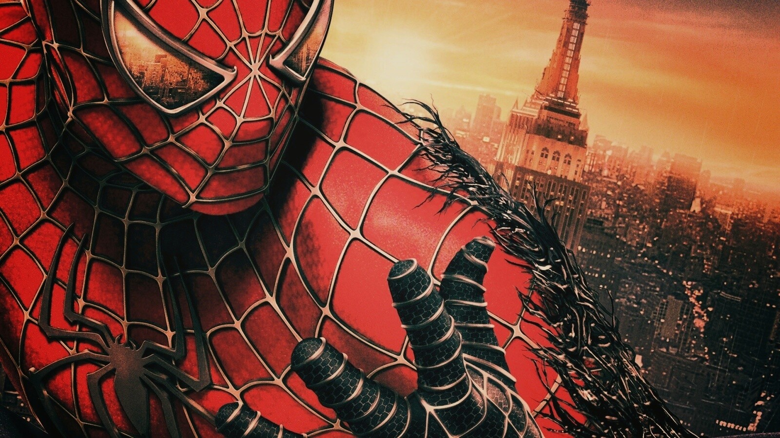 Черный человек-паук обои