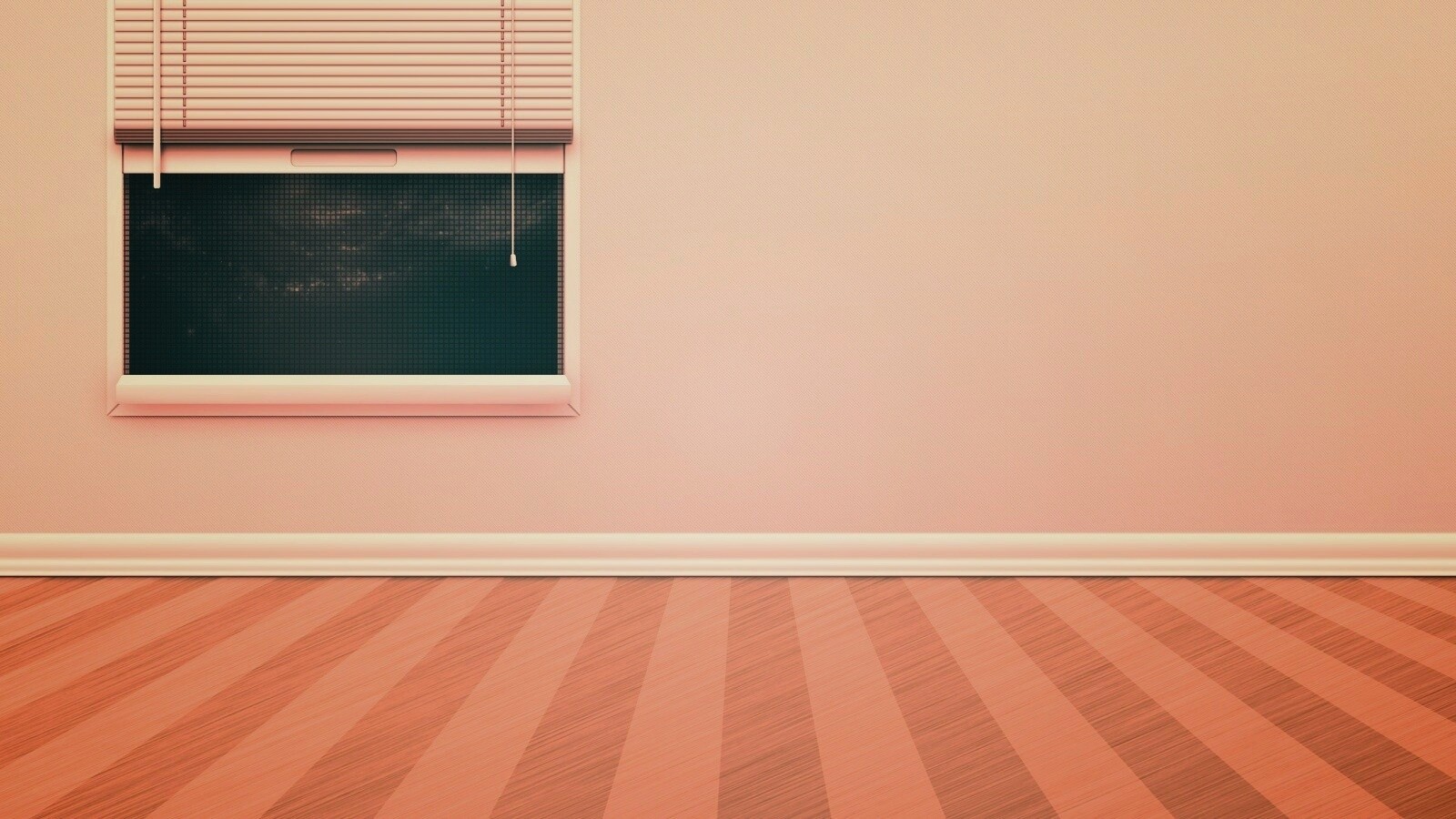 Полосатый пол и стечатое окно обои