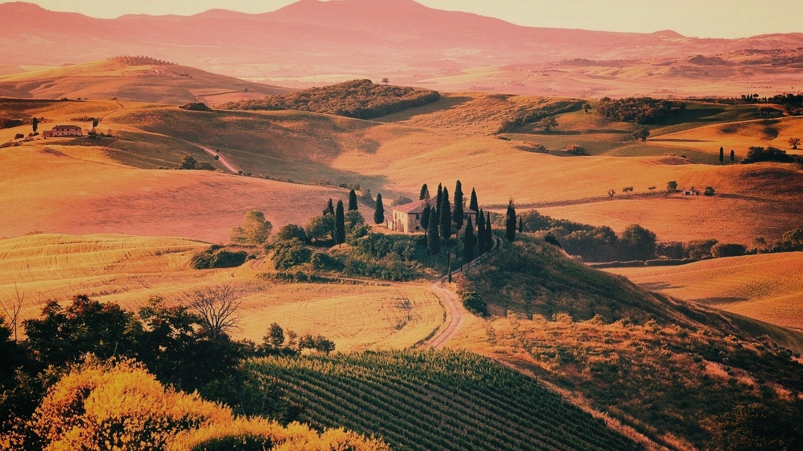 Поместье в Италии обои