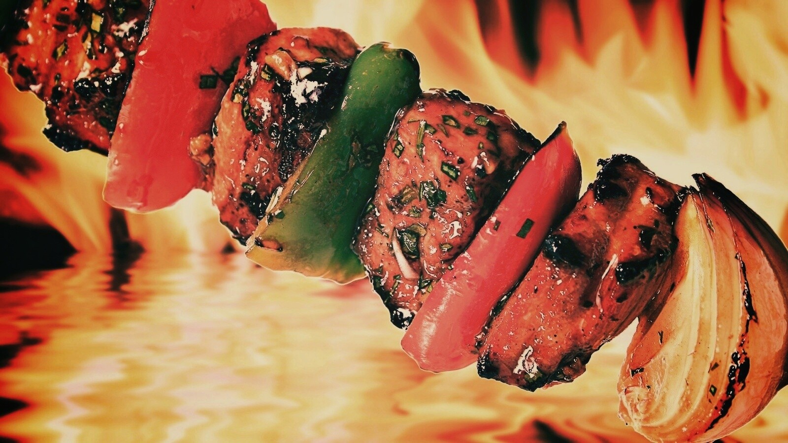 Сочный шашлычок обои
