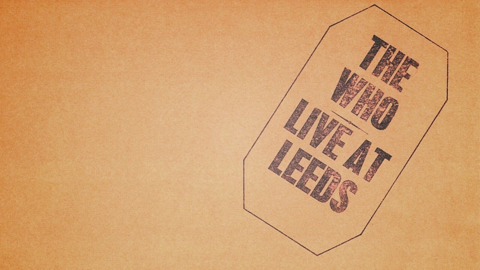 The who live at leeds обои