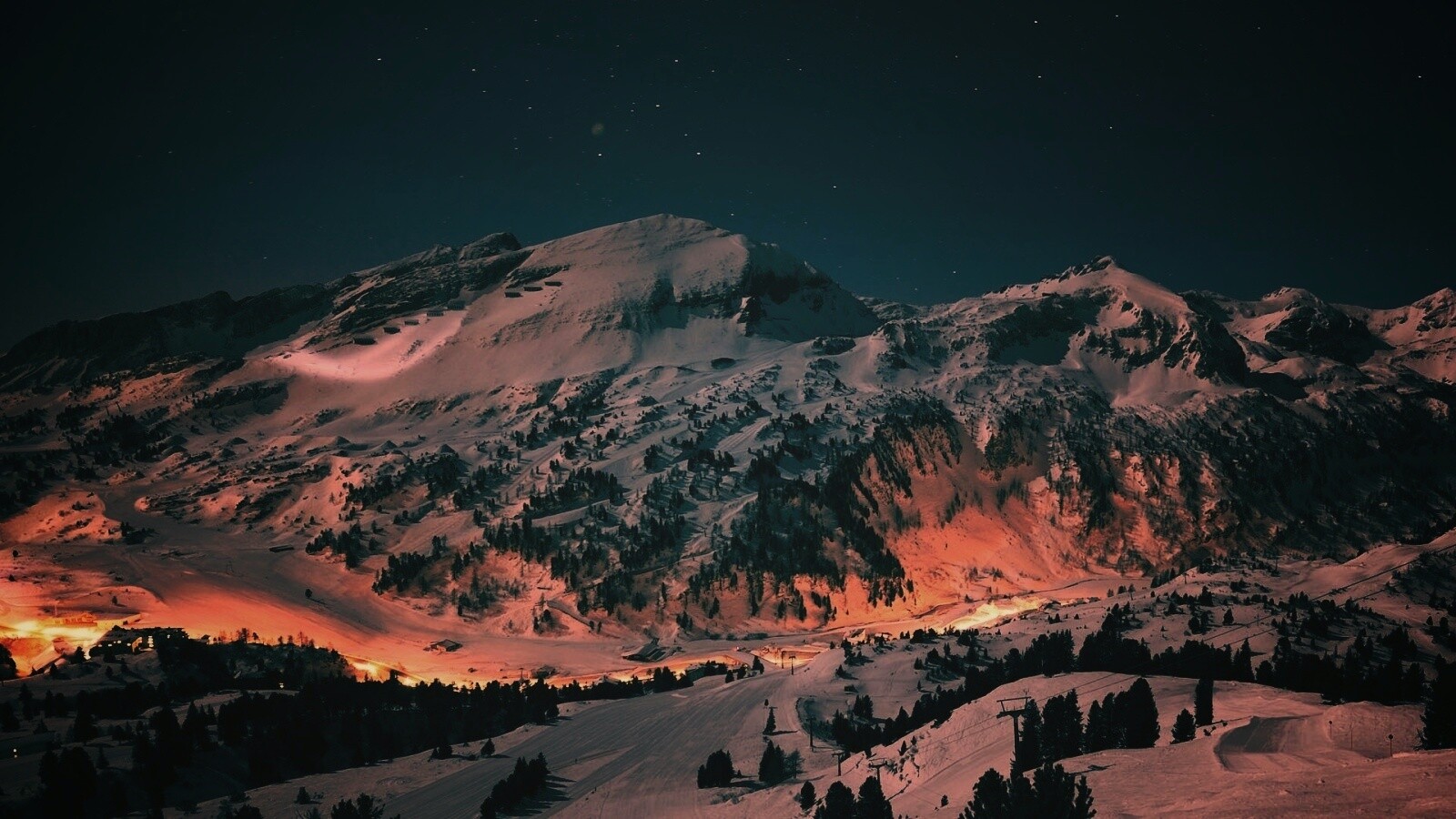 Горнолыжный курорт обои