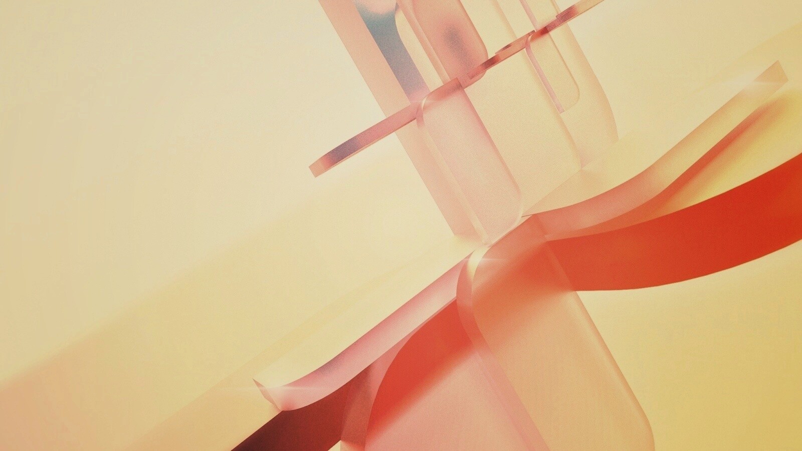 Абстракция из полупрозрачных фигур обои