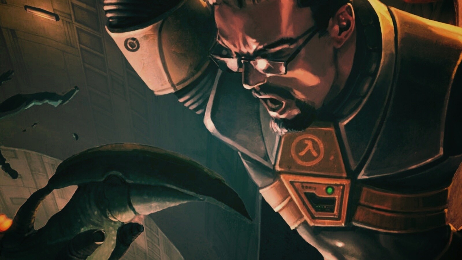 Рисованный Гордон Фримен обои