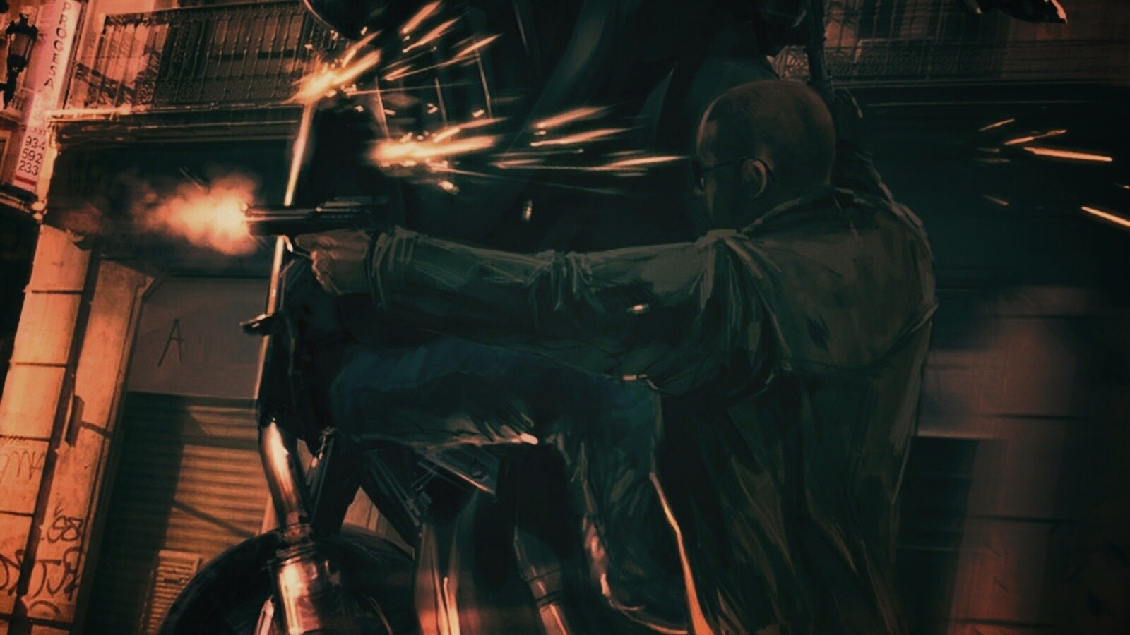 Негр на мотоцикле обои