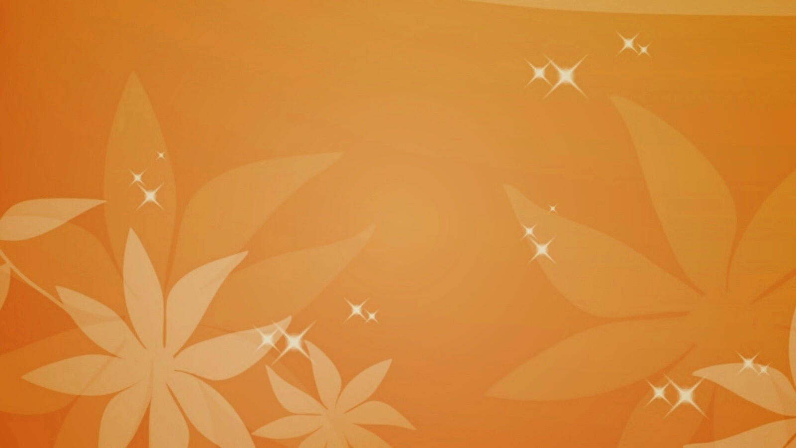 Оранжевый цветочный фон обои