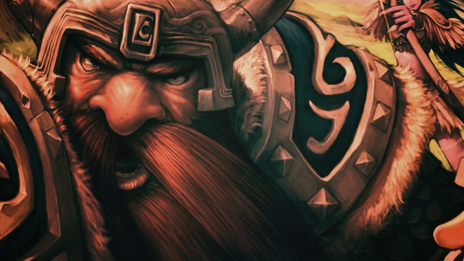 Гном убегающий от ночной эльфийки обои