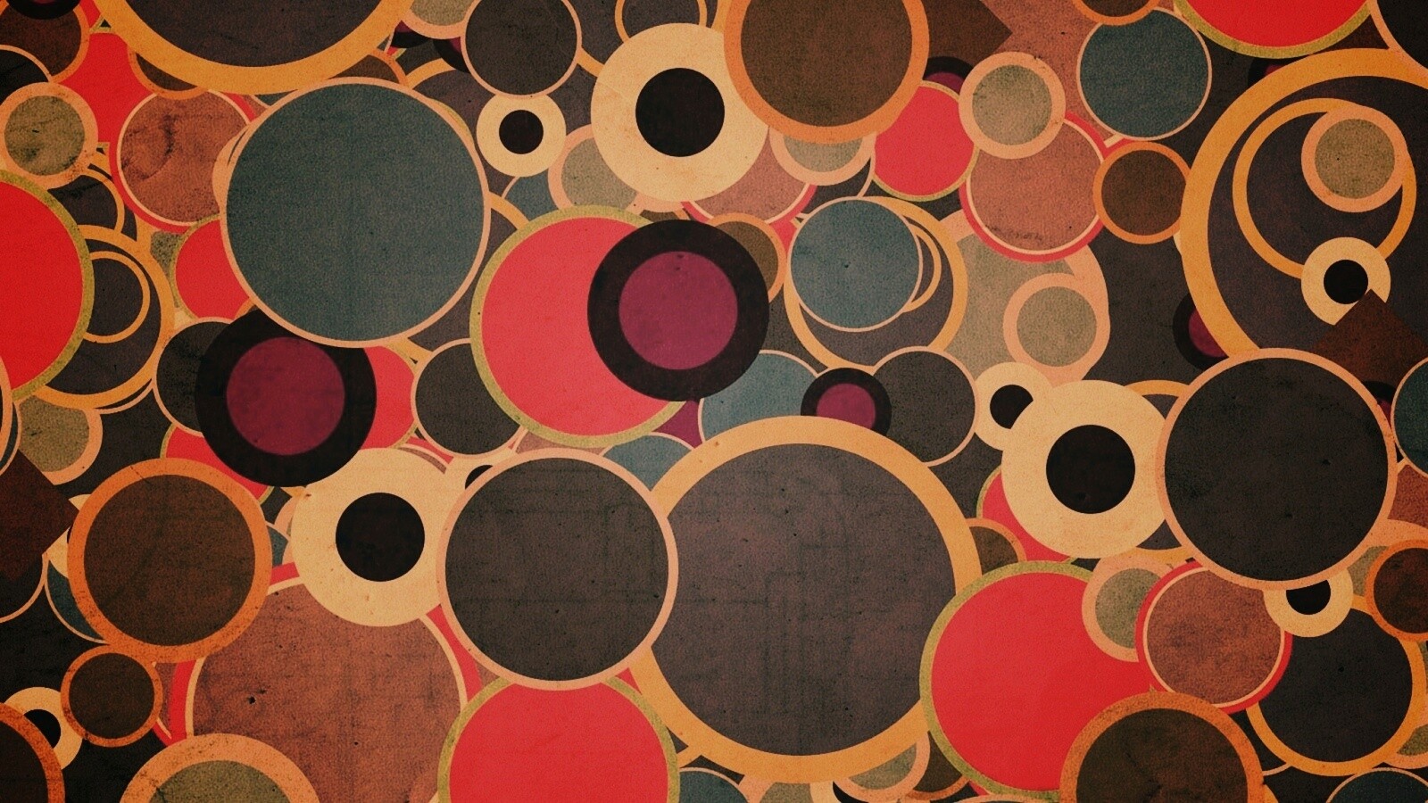 Цветные круги обои