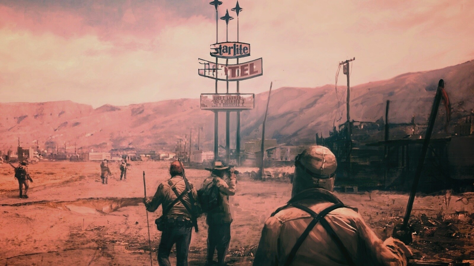 Постапокалиптический вид обои