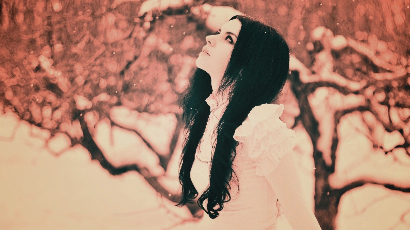 Белоснежная леди обои