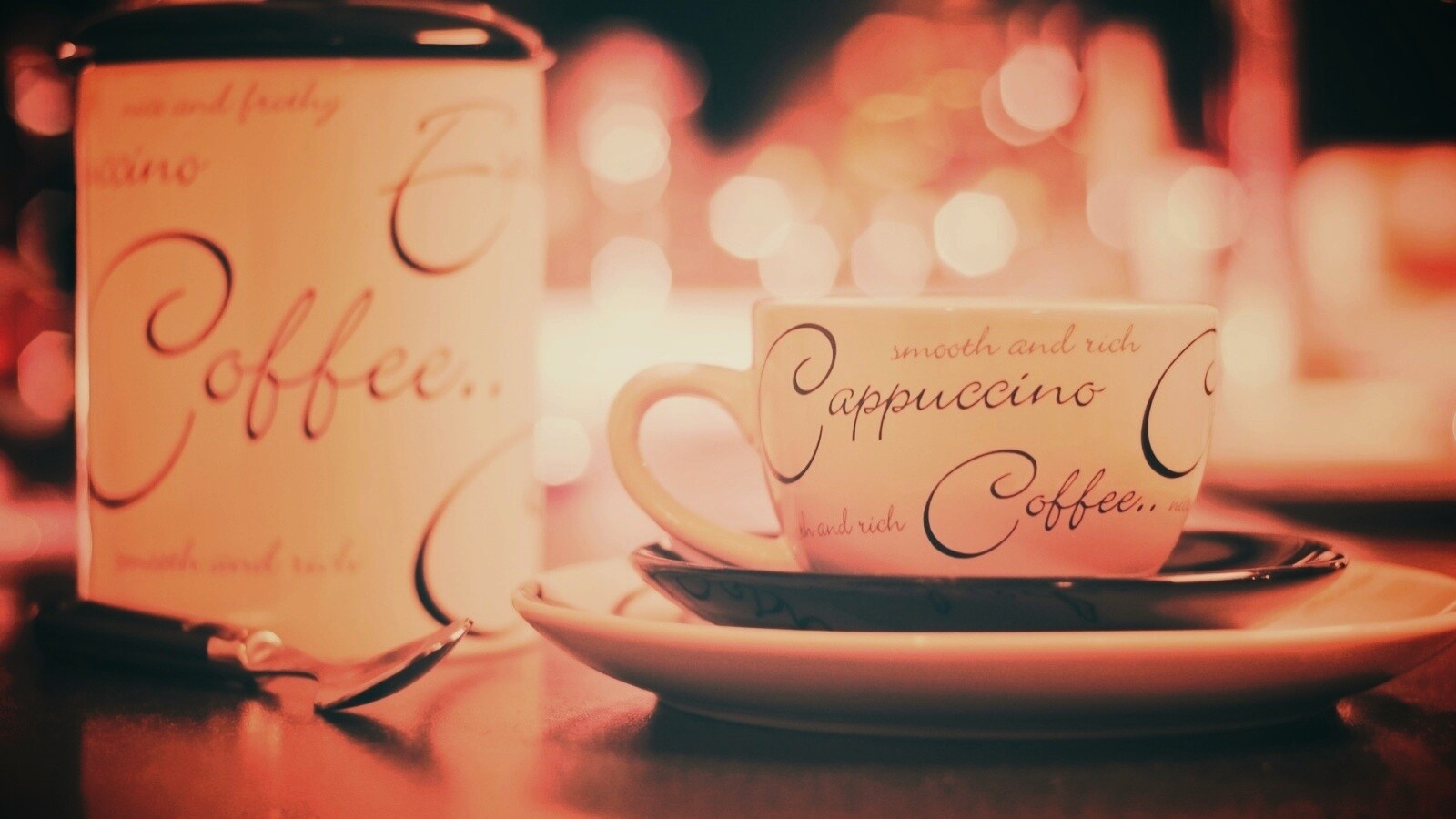 Чашечка капучино обои