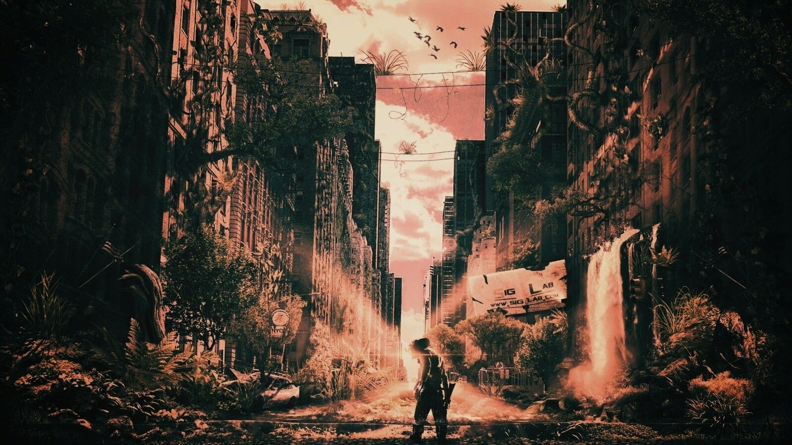 Постапокалиптический мир обои