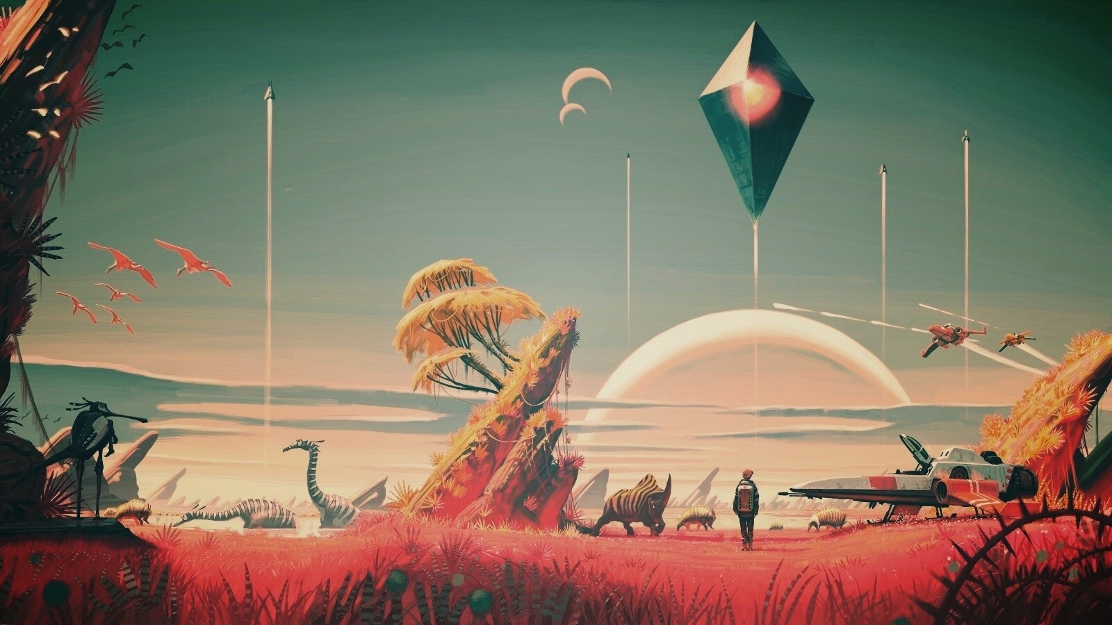 Чужая планета обои