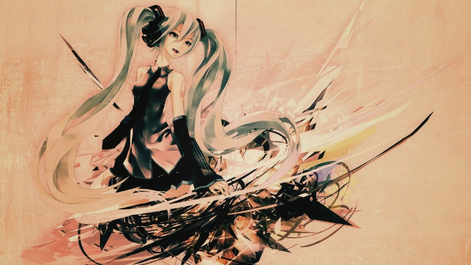 Арт с Хатсуне Мику обои