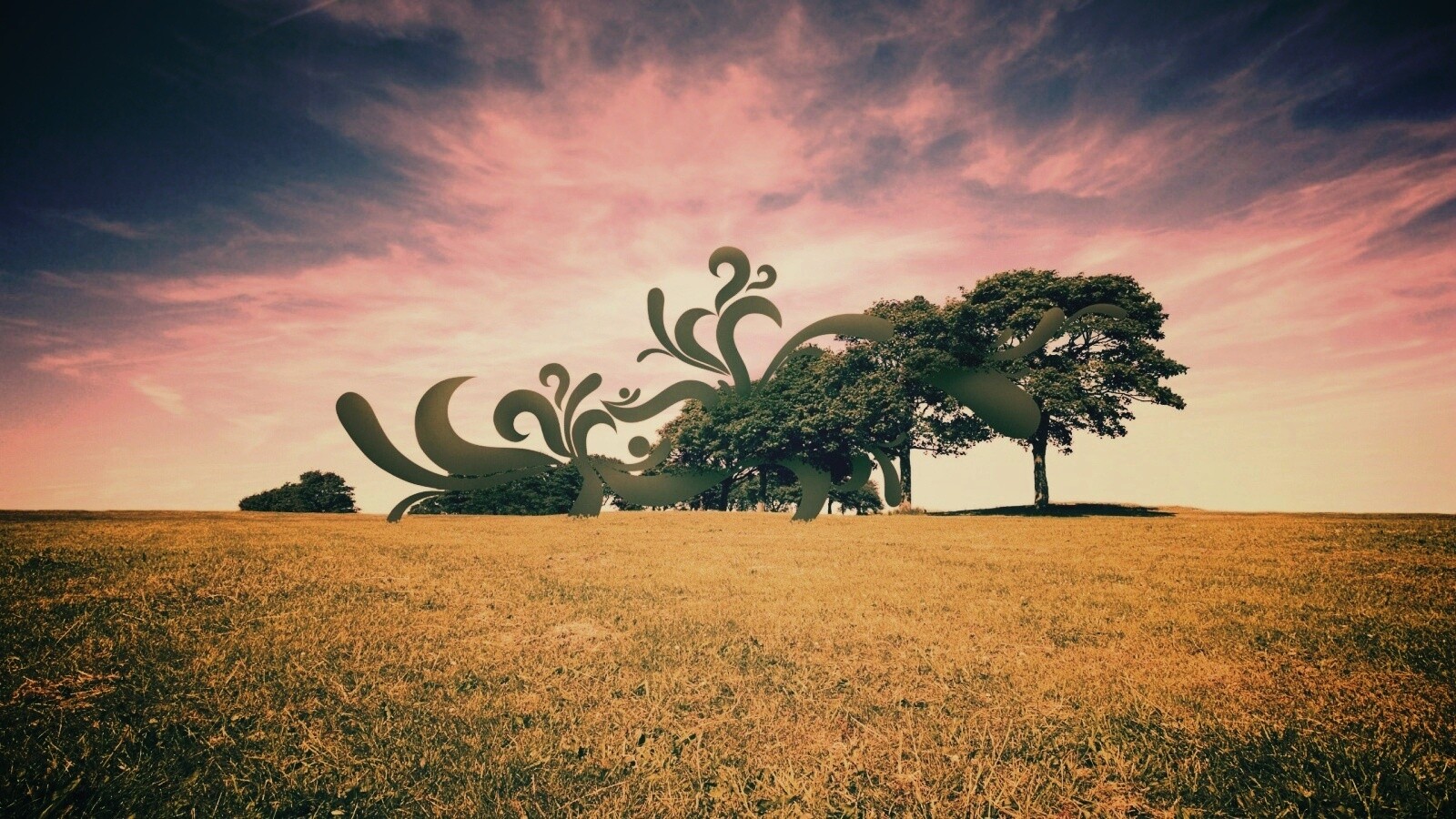 На равнине обои