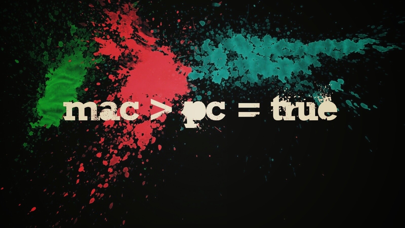 Mac лучше Pc обои