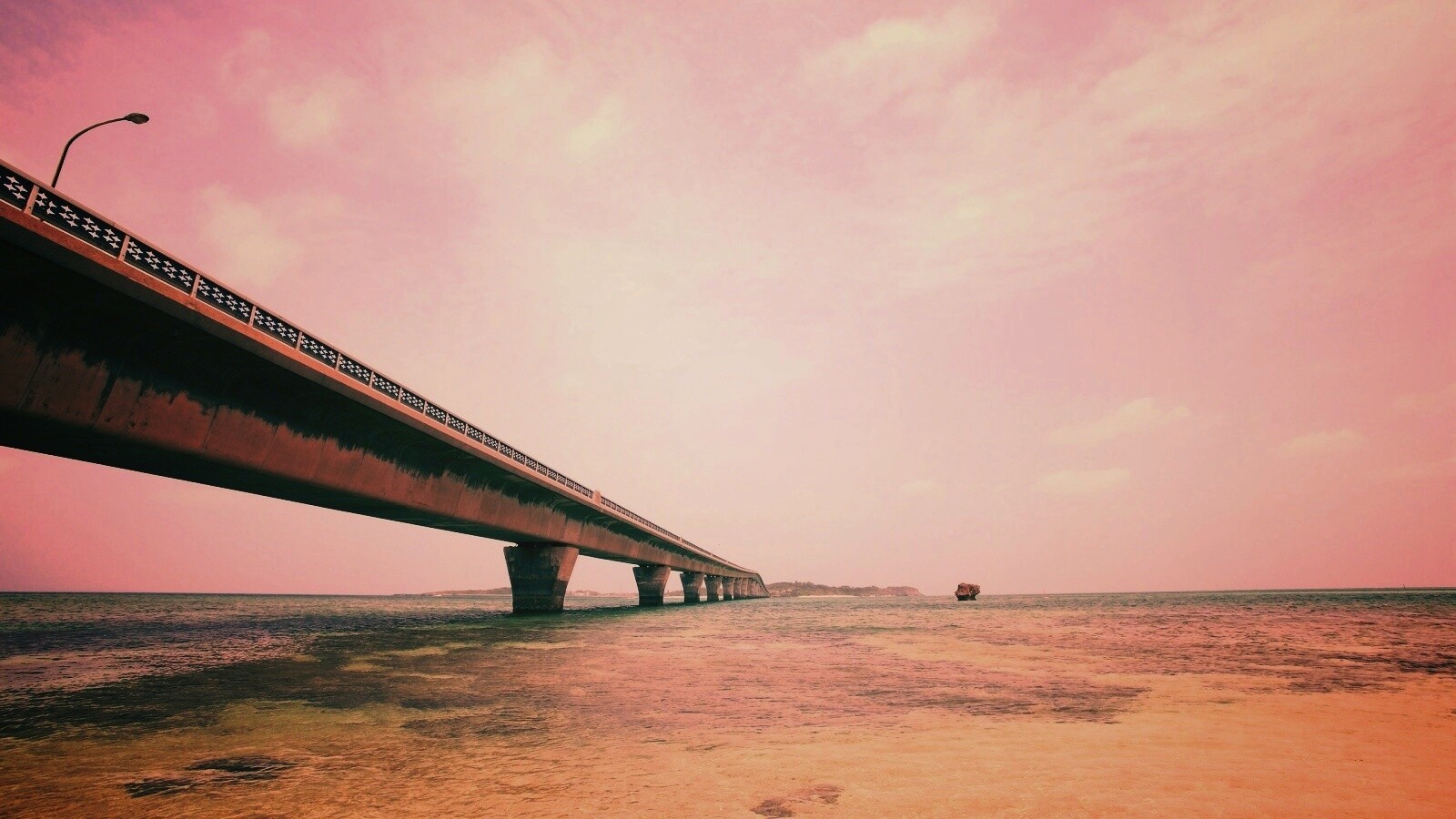 Мост до острова обои