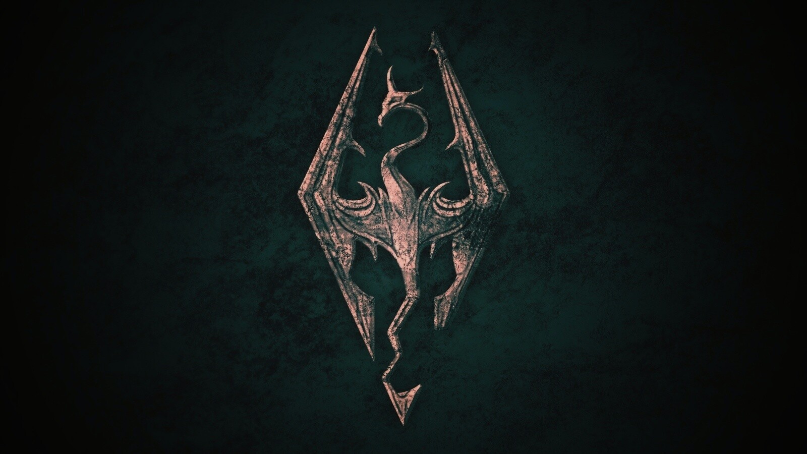 Логотип Skyrim обои