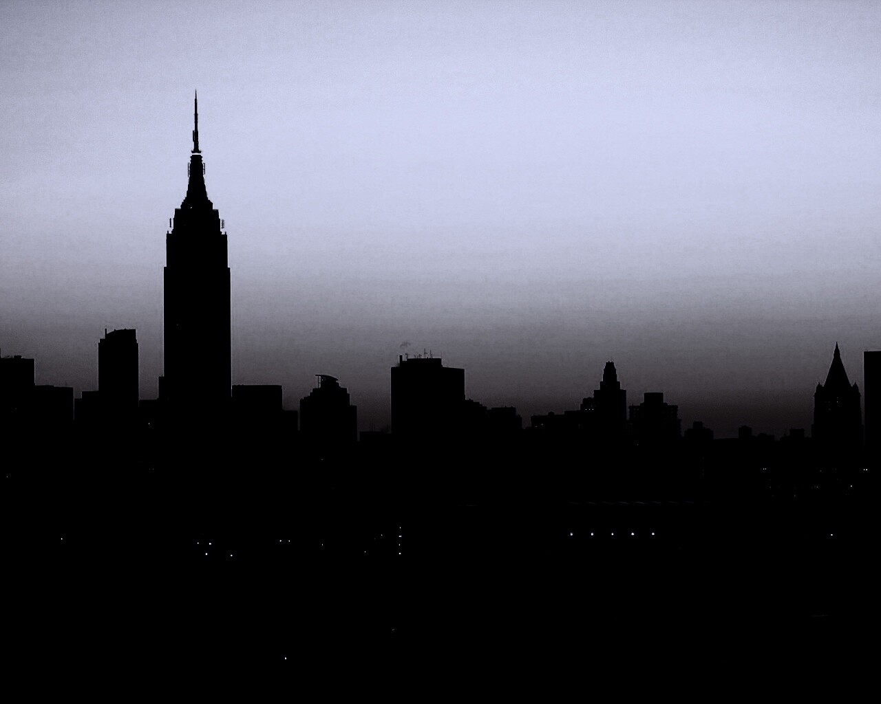 Утренний город обои