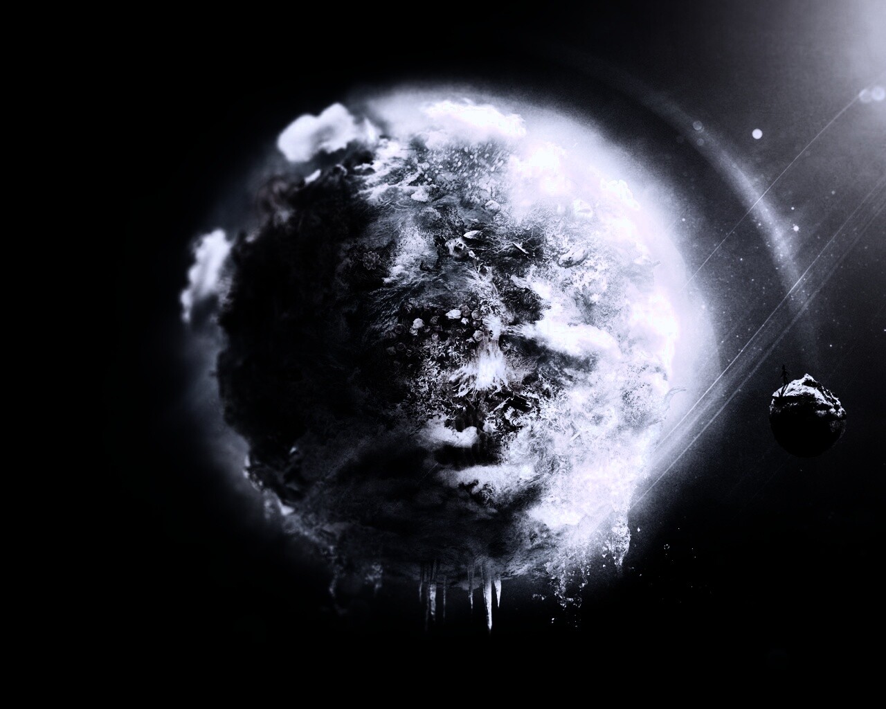 Обледеневшая земля обои