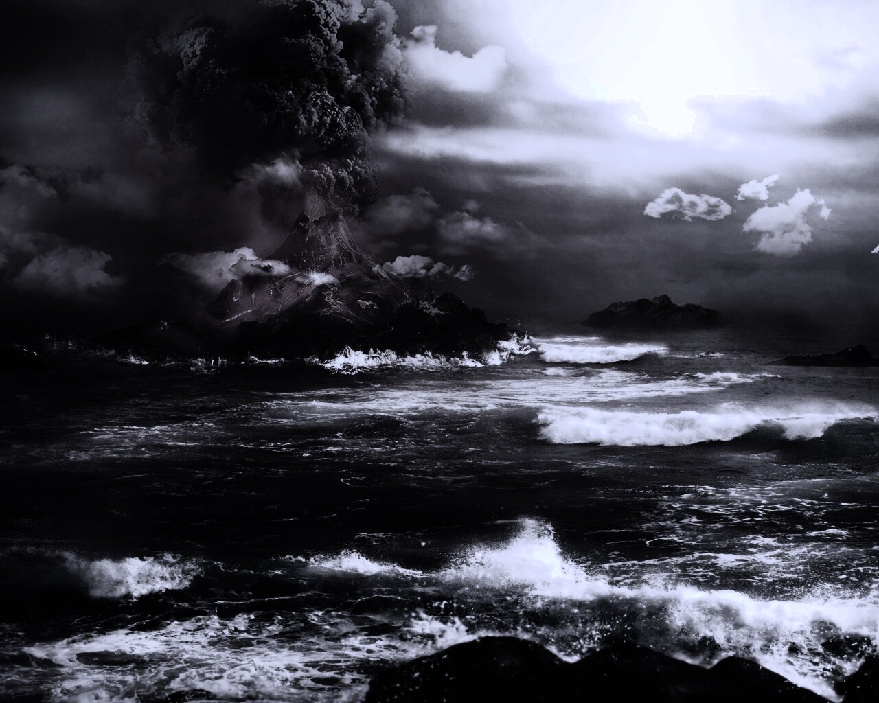 Вулкан обои