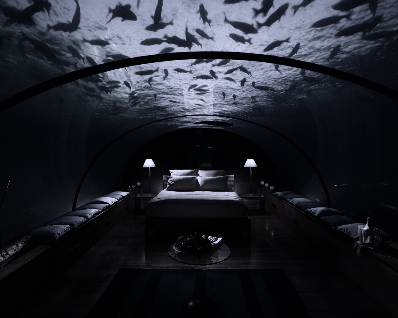 Подводные аппартаменты обои