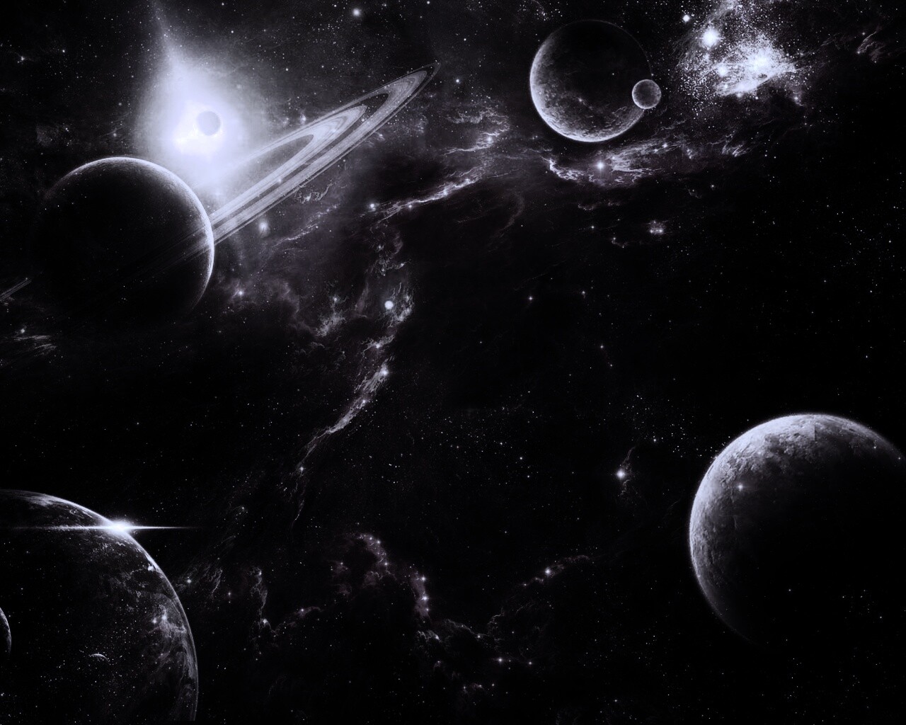 Красные оттенки космоса обои