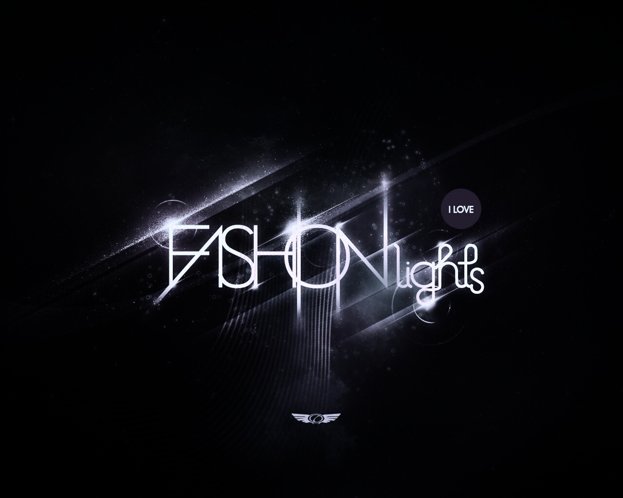 I love fashion lights обои