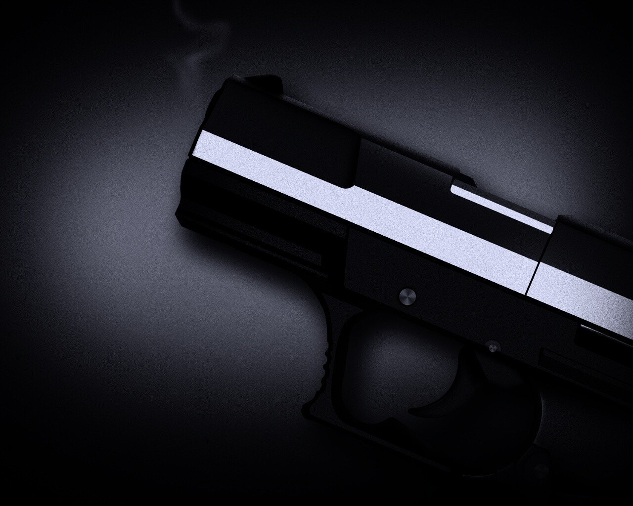 Дымящийся ствол обои