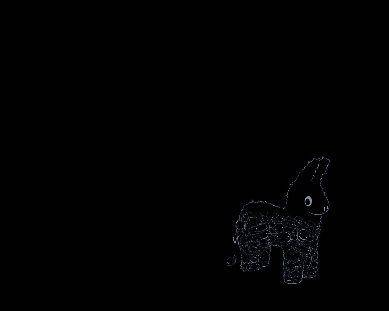 Кофеты прячутся в пинате обои