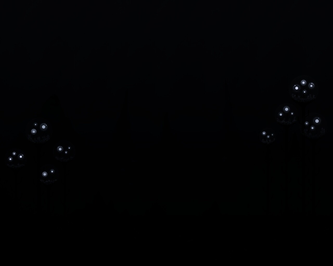 Мрачные горы обои