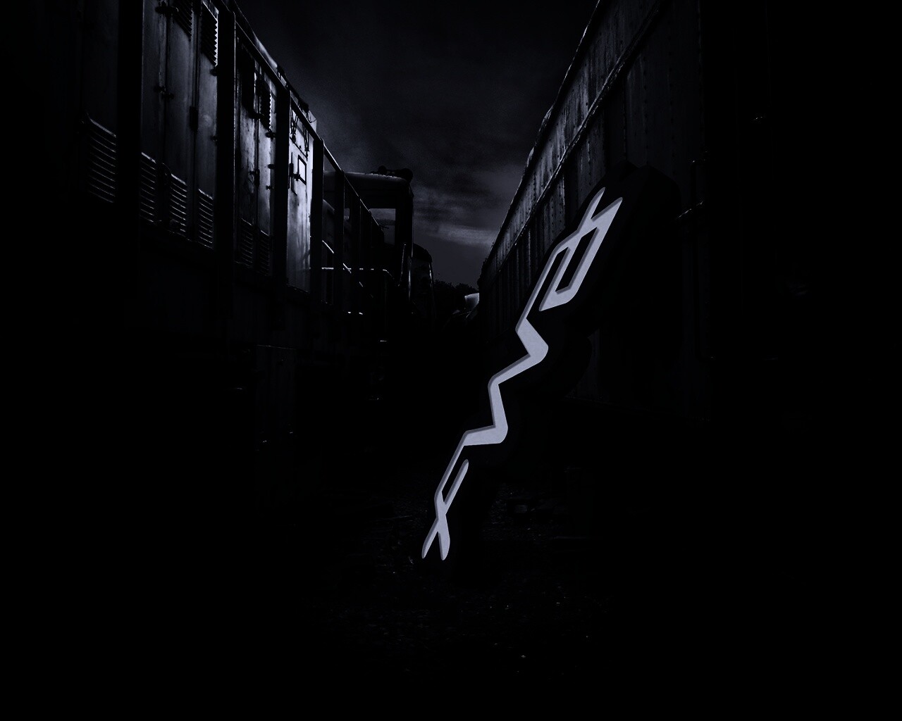 Упавшая вывеска обои