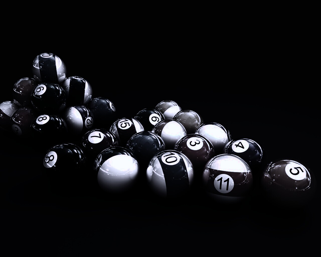 Бильярдные шары обои