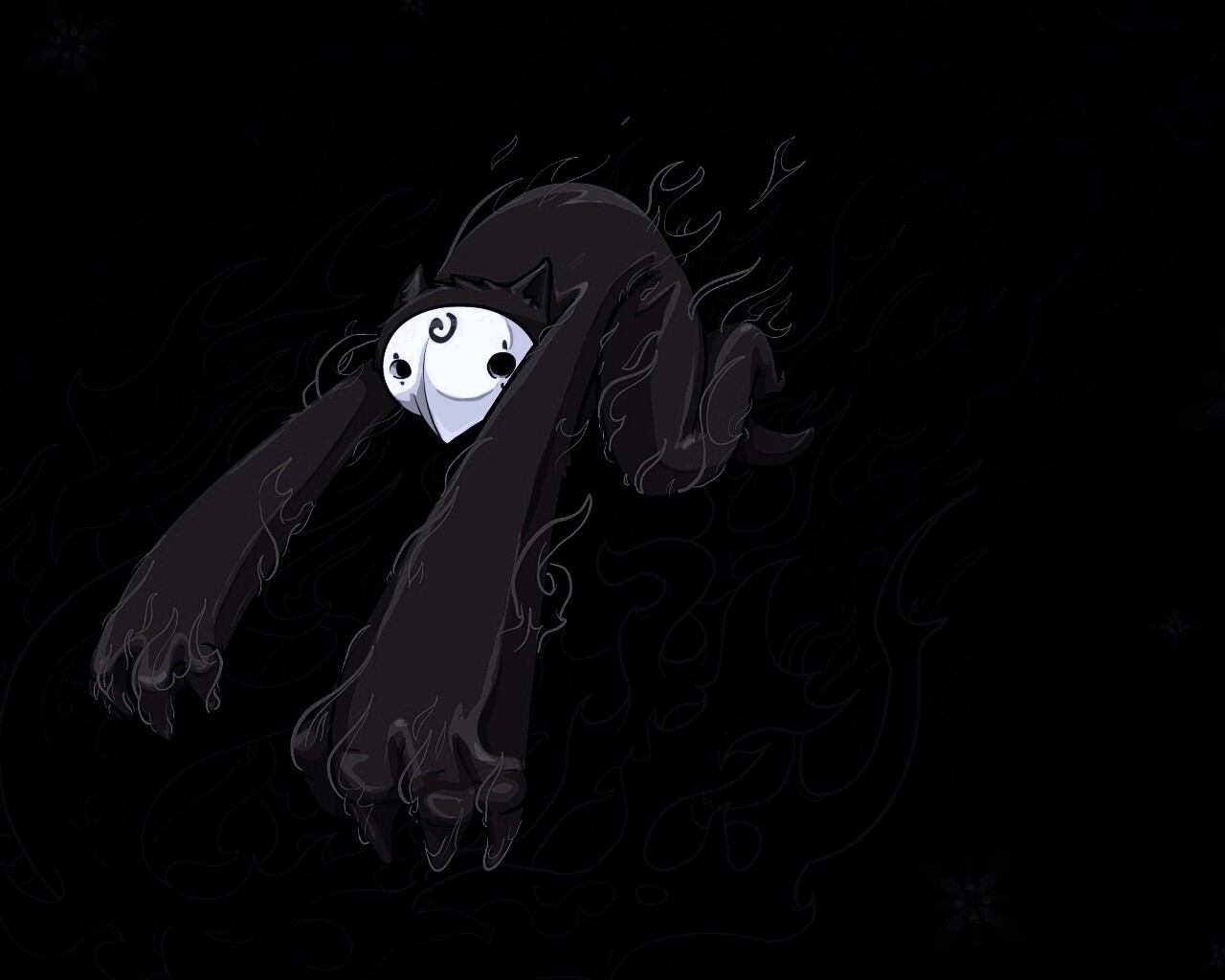 Огненный монстр обои