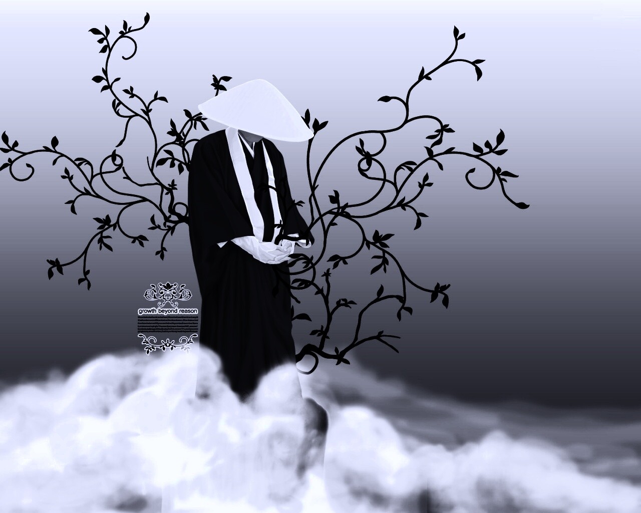 Молящийся монах обои