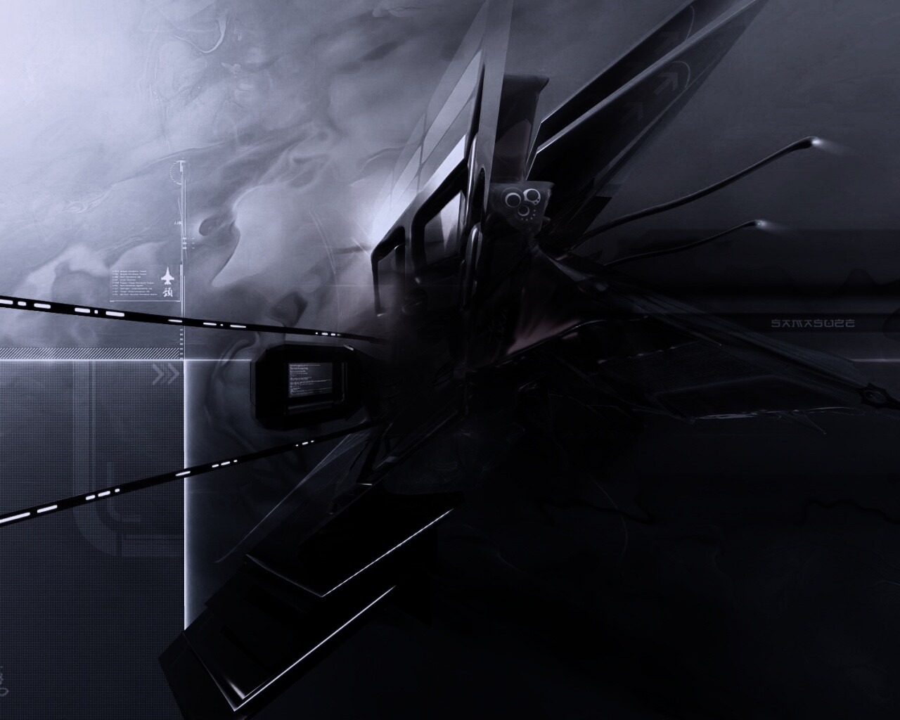 Технологичная абстракция обои