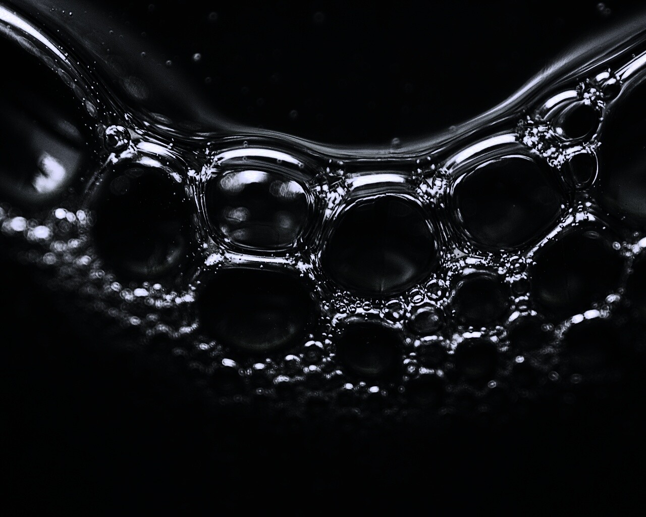 Зеленые пузыри обои