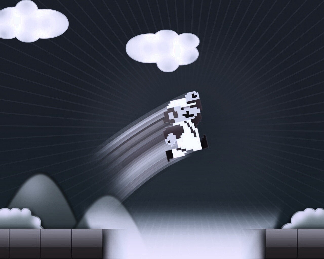 Прыжок Марио обои