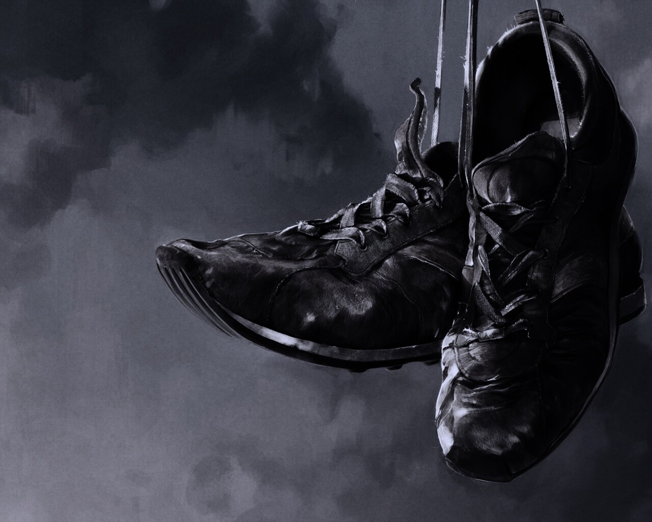 Старые кросовки обои