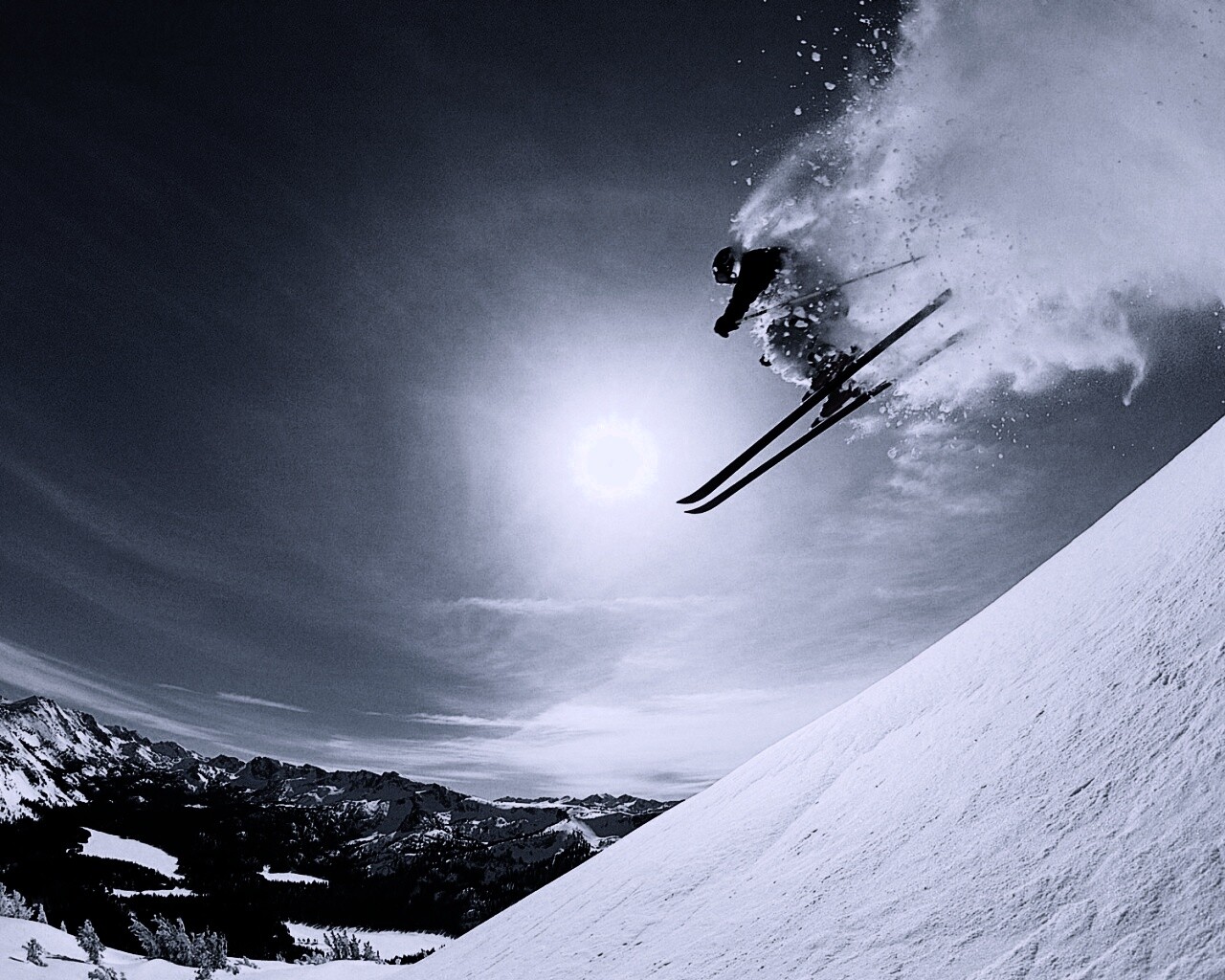 Горнолыжник обои