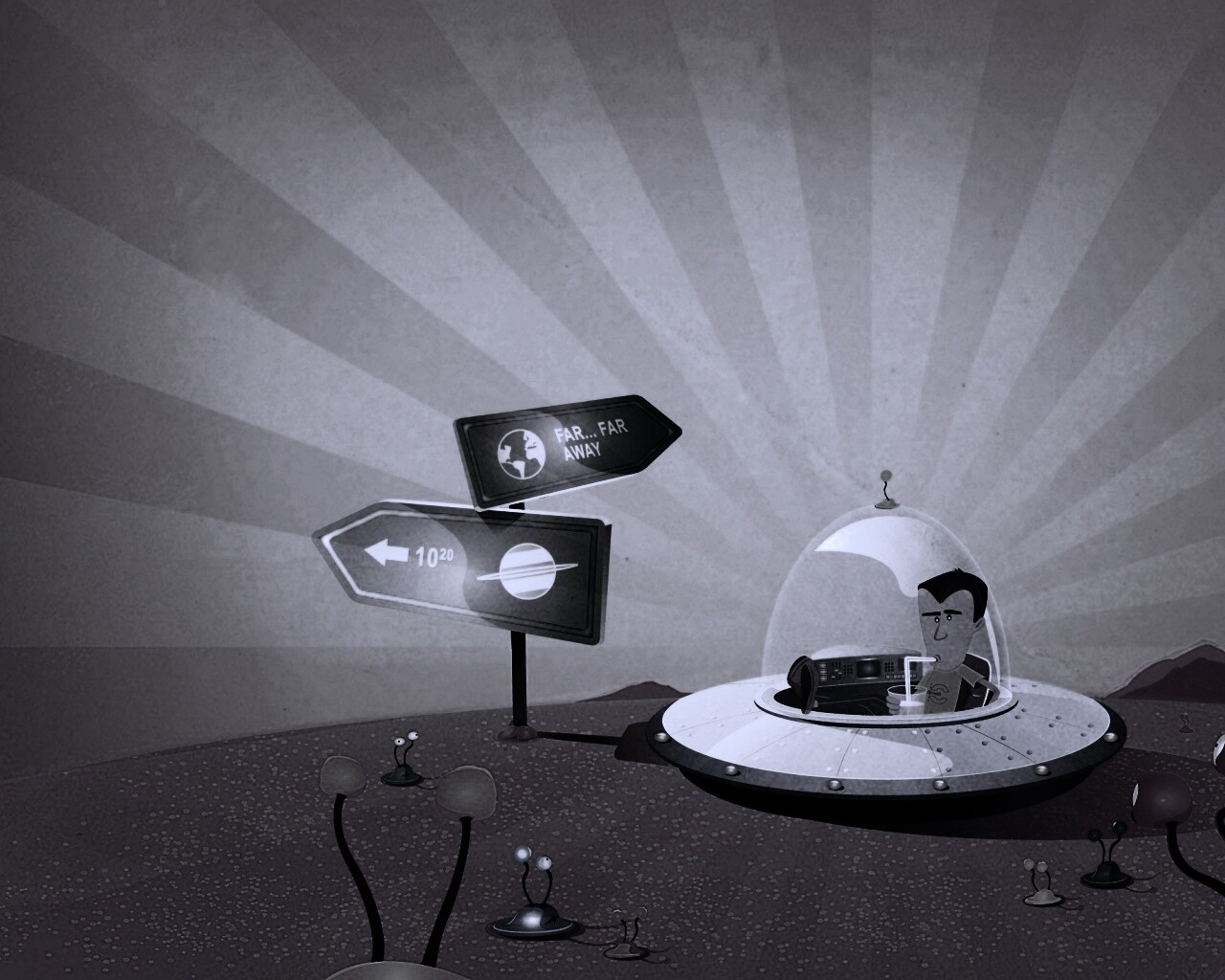 Космическое путешествие обои