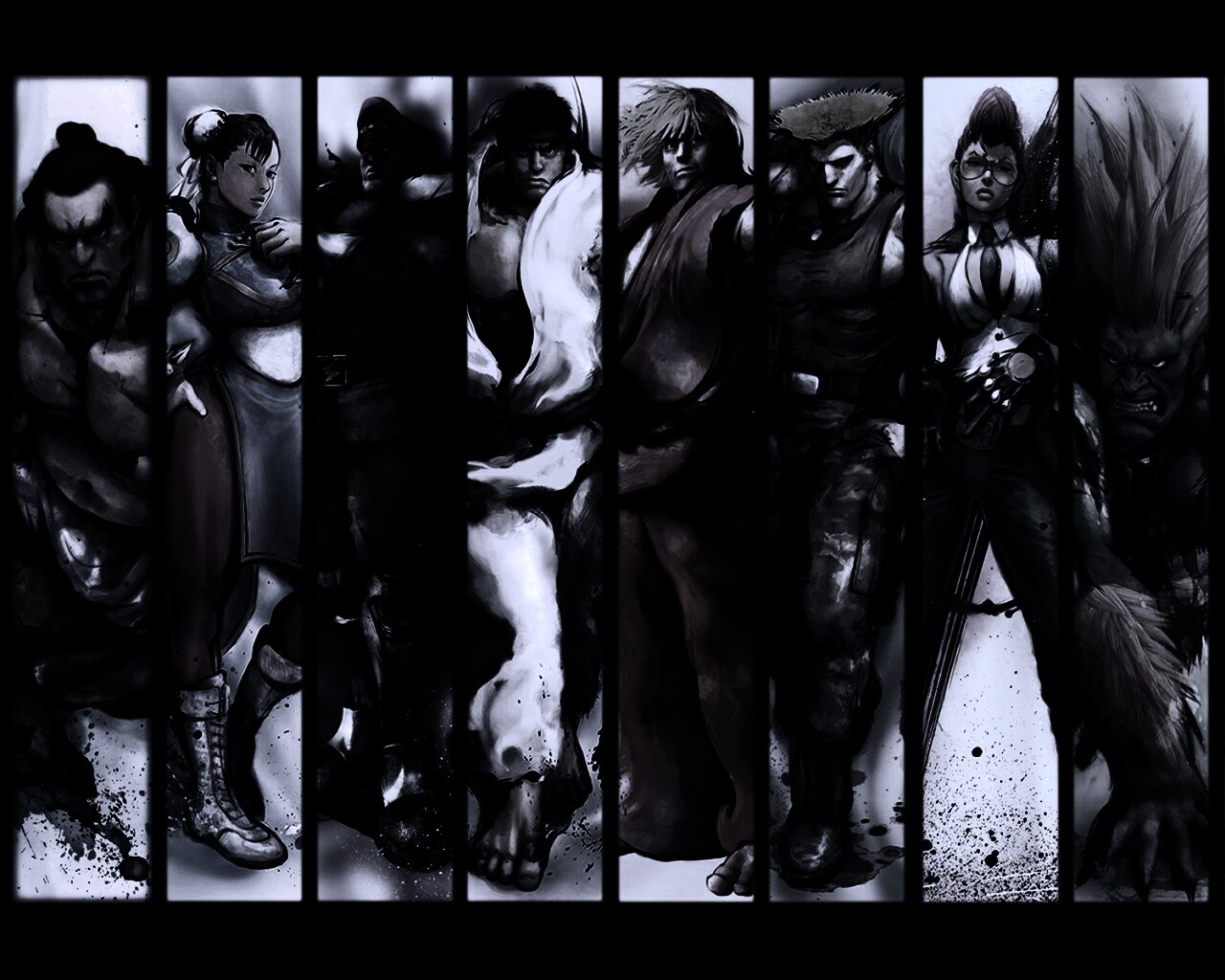 Герои игры Street FIghter обои